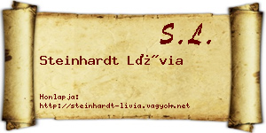 Steinhardt Lívia névjegykártya