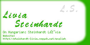 livia steinhardt business card